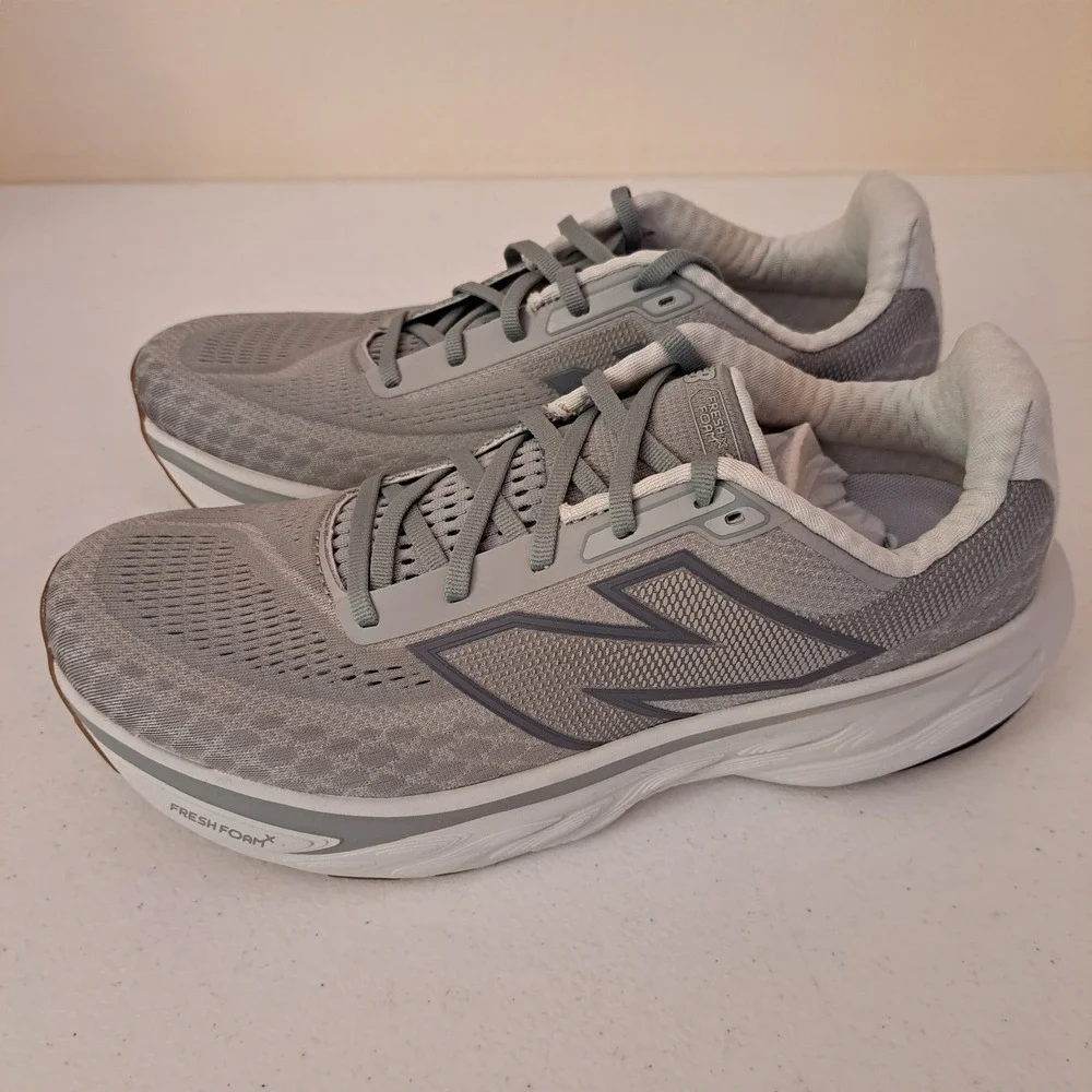 New Balance Fresh Foam X 1080 v13 Mens 10 Grey Running Shoes 1162-2625-B30‎